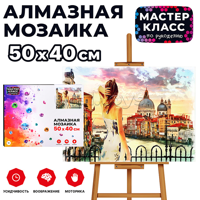 Мозаика алмазная "Венеция" 40*50см.
