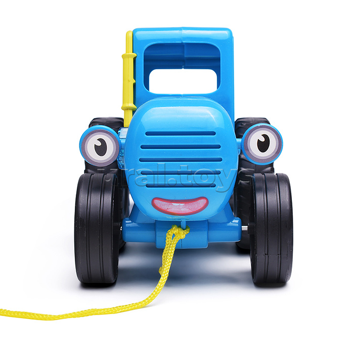 Каталка 25+ песен, стихов, звуков. пластик. свет "Синий трактор"