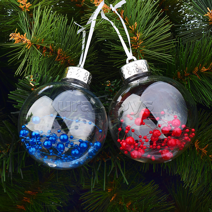 Набор шаров "Сверкающий миг" (8см.) в коробке