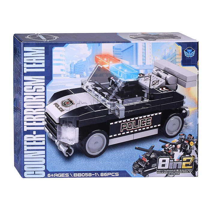 Конструктор "Антитеррористическая команда" в коробке