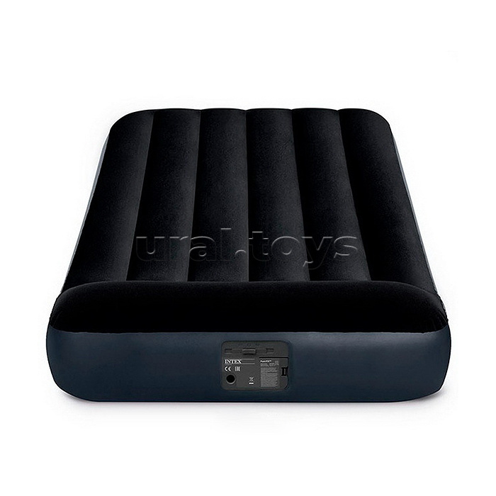 Односпальный надувной матрас Pillow Rest Classic Airbed, встроенный электрический насос 220В, 64146ND