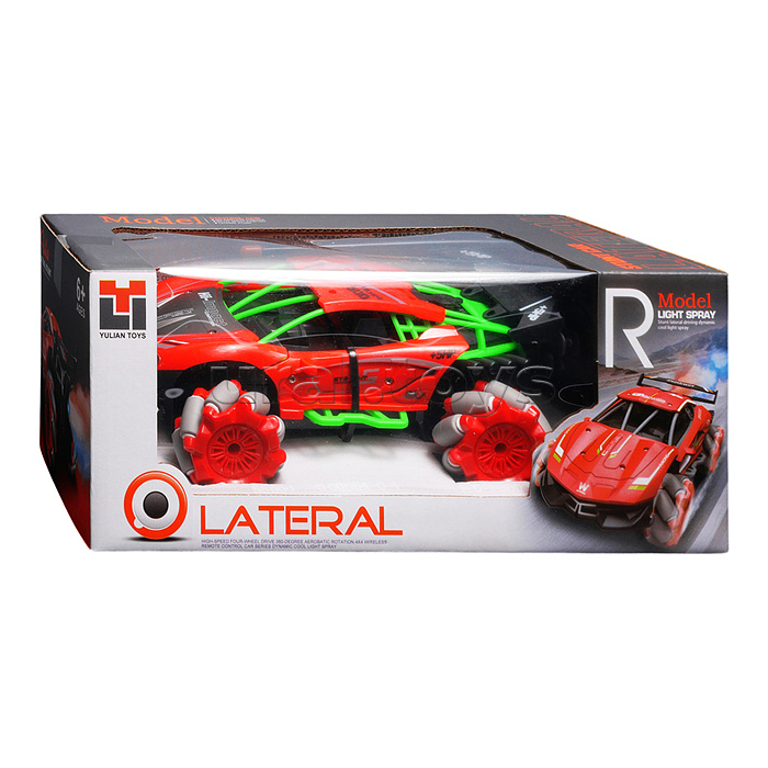 Машина "Король скорости" р/у, 27 MHz, со спреем, с аккум., в коробке