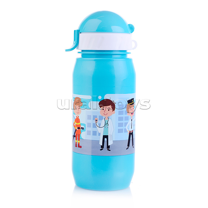 Бутылка для воды и других напитков 400 мл. "Профессии" в ассортименте