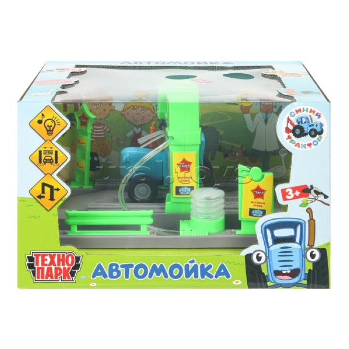 Автомойка с водой 21 см, свет-звук, кор. Автомойка с водой 21 см, свет-звук, кор.