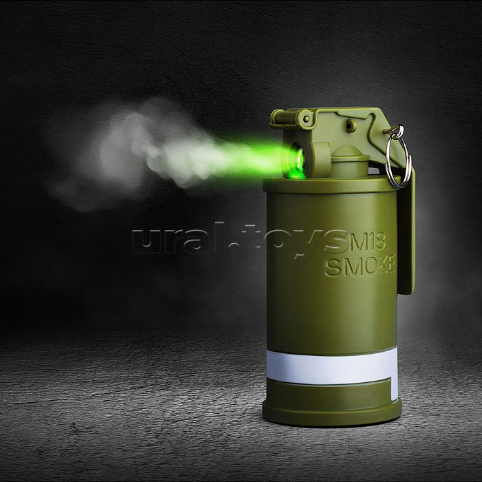 Граната игрушечная "М18 Smoke" на листе Граната игрушечная "М18 Smoke" на листе