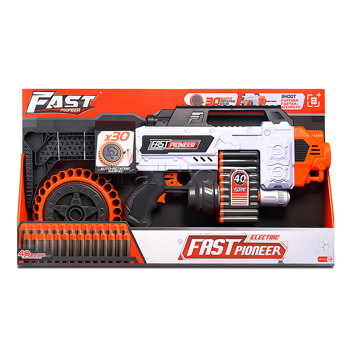 Бластер "Импульс-X" с полимерными пулями, в коробке