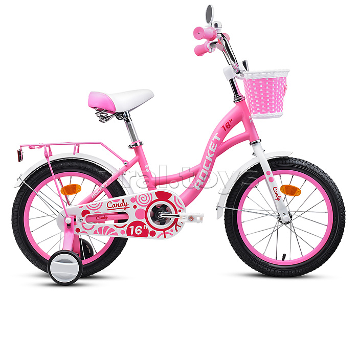 Велосипед 16" Rocket Candy, цвет розовый