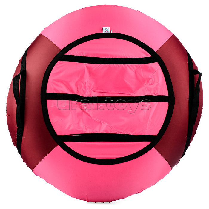 Санки-ватрушка, серия "Эконом", 85см. вишневый-розовый яркий
