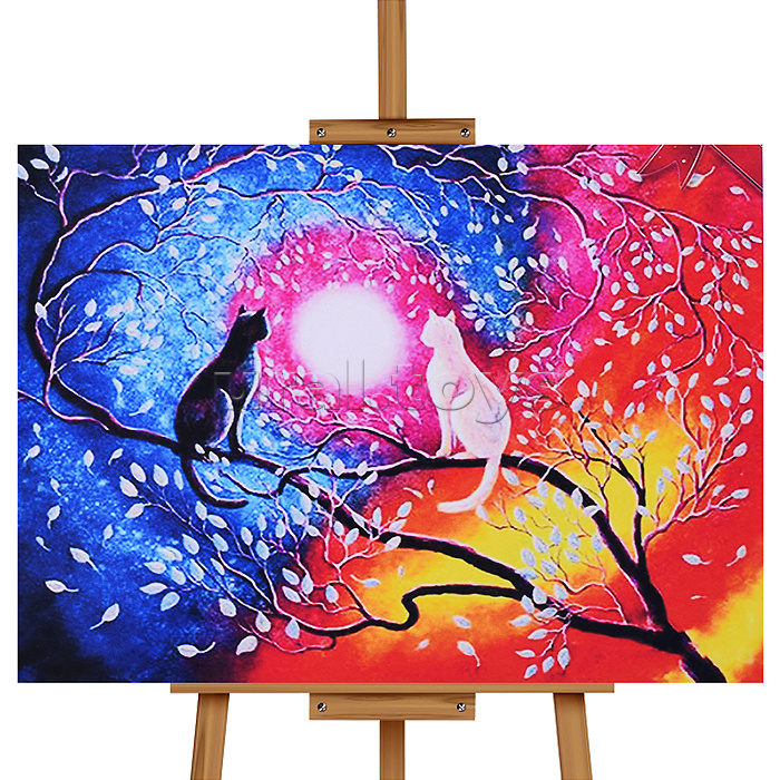 Мозаика алмазная "Инь и Янь" 30*40см.