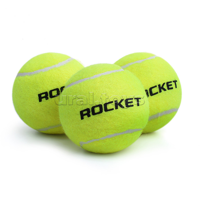 Набор мячей для тенниса (желтые 3 шт)