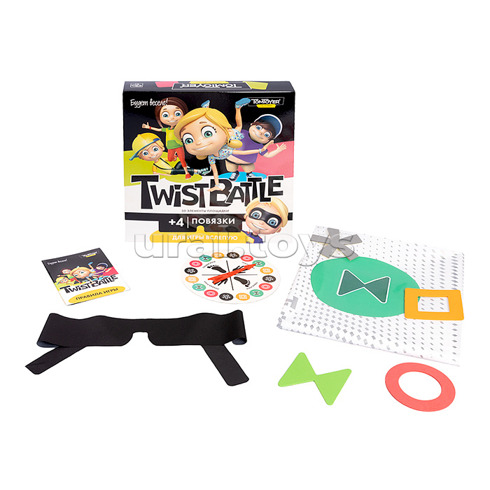 Игра для детей и взрослых "TwistBattle" (TomToyer), (поле 1,2 х1,48 м) Игра для детей и взрослых "TwistBattle" (TomToyer), (поле 1,2 х1,48 м)