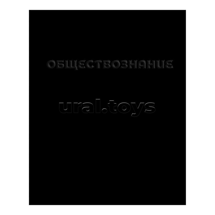 Тетрадь 48л А5 клетка "Обществознание" (чёрная)