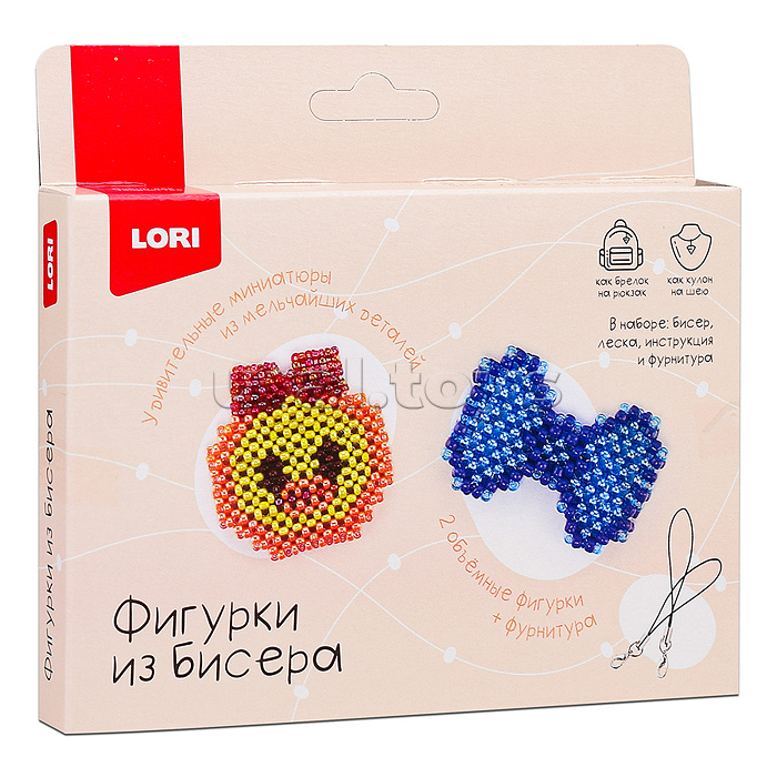 Фигурки из бисера. Брелоки "Уточка, бантик" Фигурки из бисера. Брелоки "Уточка, бантик"