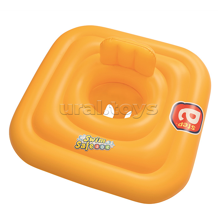 Плотик для плавания Swim Safe, ступень «A», c сиденьем и спинкой, 76 х 76 см, 32050 Bestway
