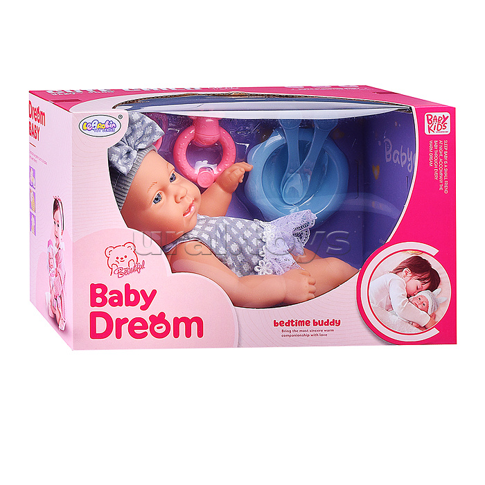 Пупс "Ева" с аксессуарами, в коробке