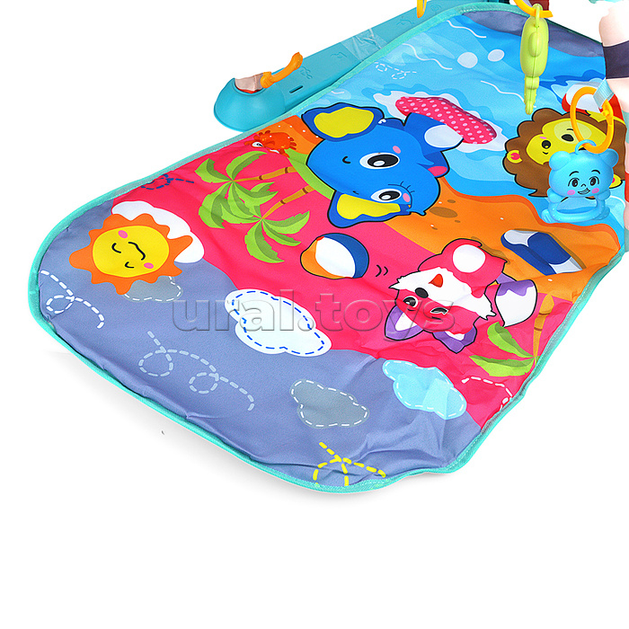 Коврик развивающий "Весёлые зверята" в коробке