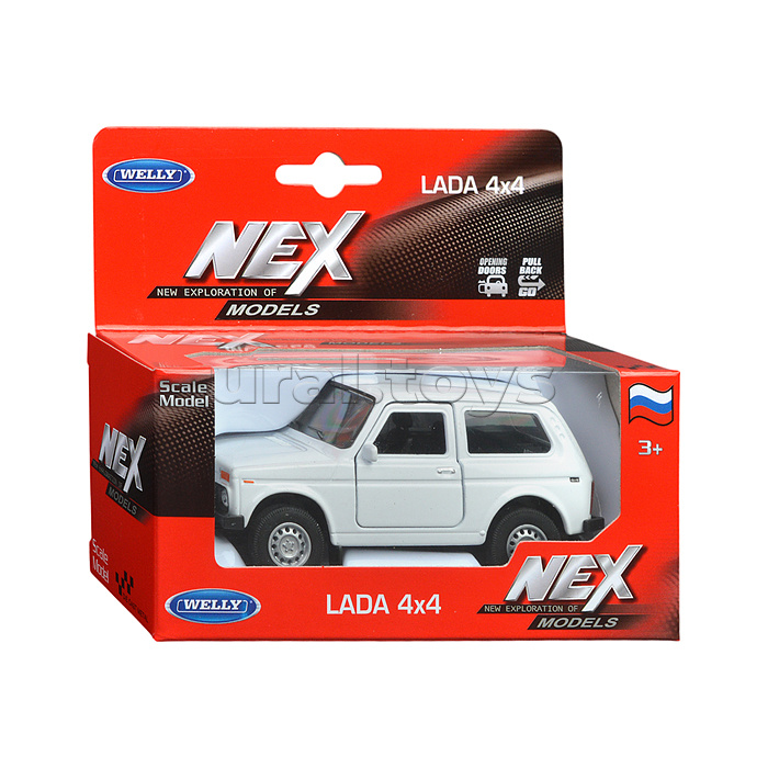 Машинка 1:38 LADA Niva, пруж. мех., цвет в асс.