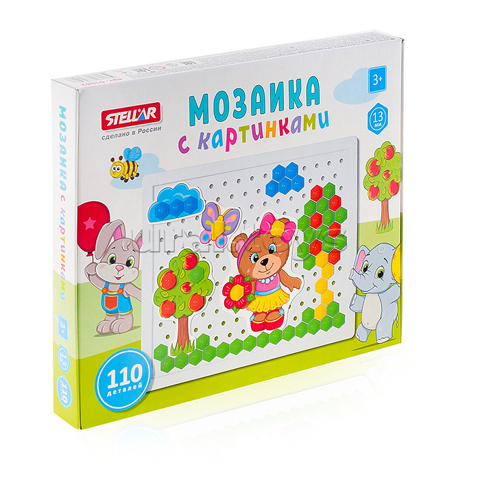 Мозаика с картинками (d.13мм/110шт.)