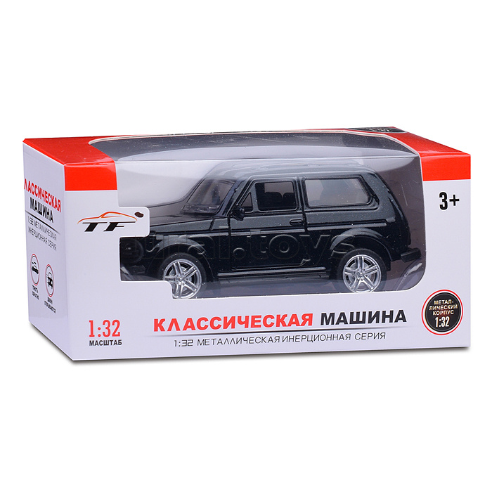 Машина "Классическая" 1:32 металл. (в ассортименте) в коробке Машина "Классическая" 1:32 металл. (в ассортименте) в коробке
