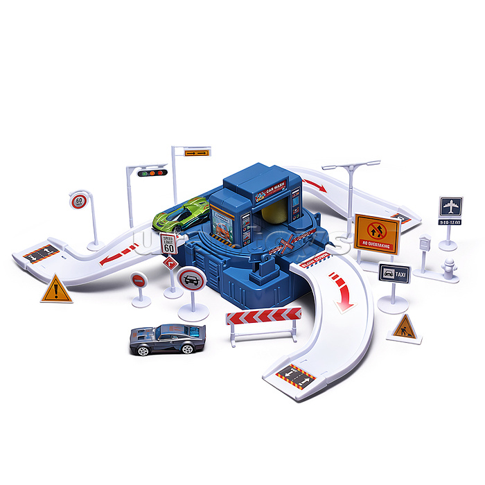 Автомойка "Гоночные авто" в коробке