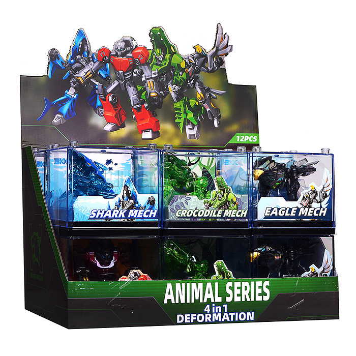 Робот трансформирующийся в фантастических животных, в коробке