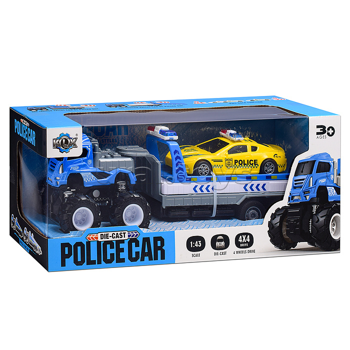Машина "Полицейский спасатель" в коробке
