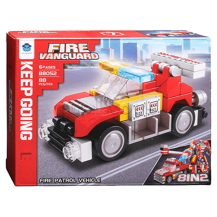 Конструктор "Хранитель безопасности" 8 в 1 (731 дет.) в коробке