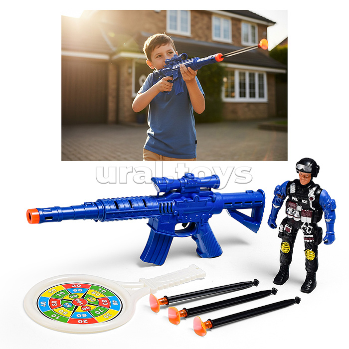 Набор Полицейского "Меткий стрелок" в пакете
