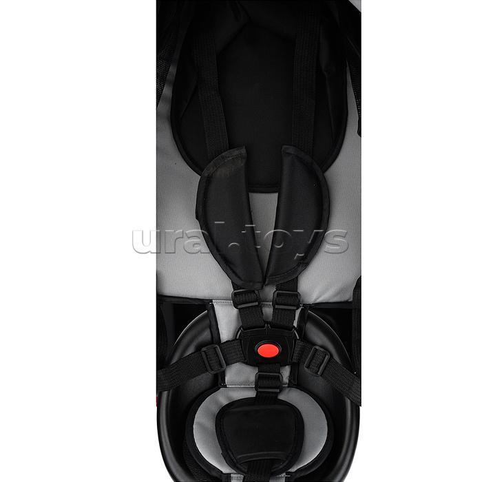 Велосипед трехколесный Rocket 136-GR, колеса EVA 10"/8", цвет серый