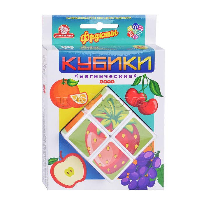 Кубики "Магнические" Фрукты тип 1