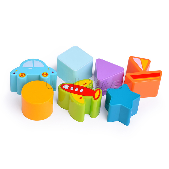 Сортер-металлофон "Лошадка" (цвет оранжевый) в коробке