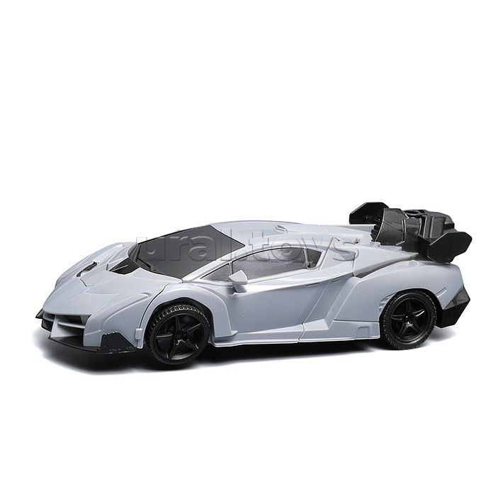 Машина "Машина-робот" р/у, 27 MHz, со спреем, с аккум., в коробке