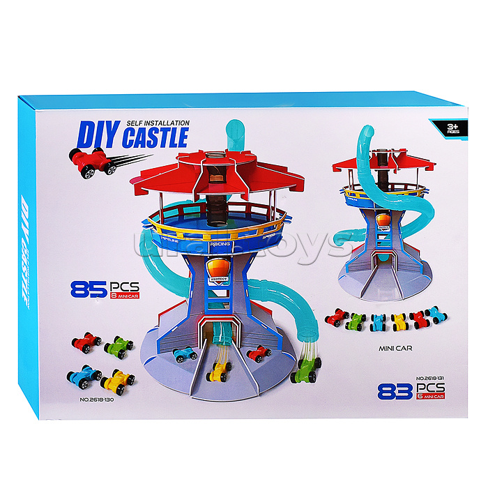 Трек  "Экстрим паркинг" ( 6 машин в наборе) в коробке