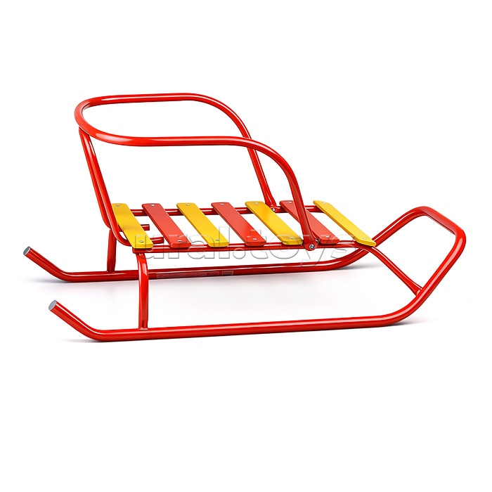 Игрушка. Санки детские "Ветерок 1+" (алый)