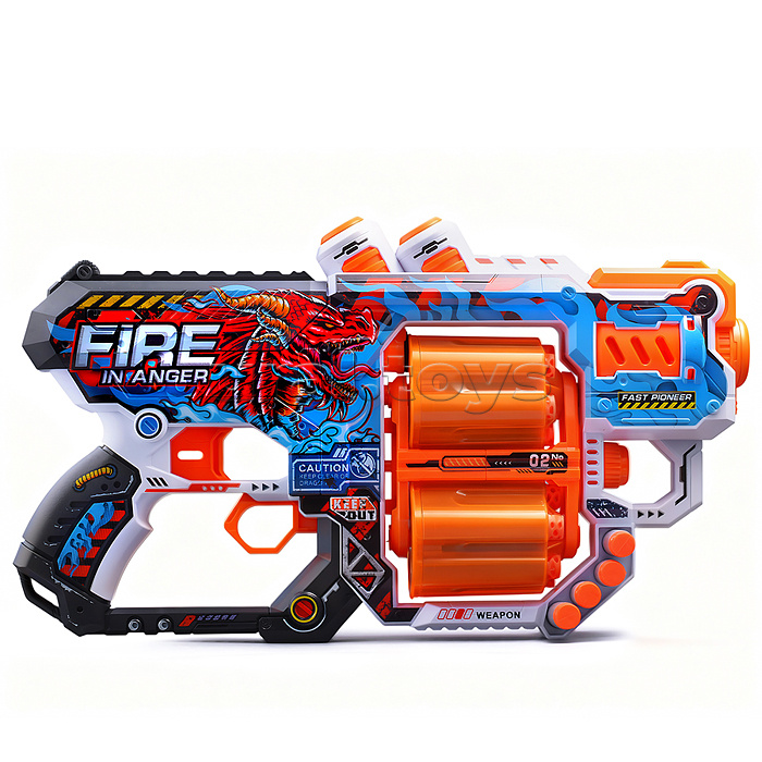 Бластер "Молниеносец" с полимернымипулями, в коробке