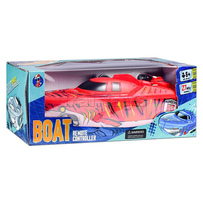 Лодка "Касатка" р/у, 27MHz, в коробке