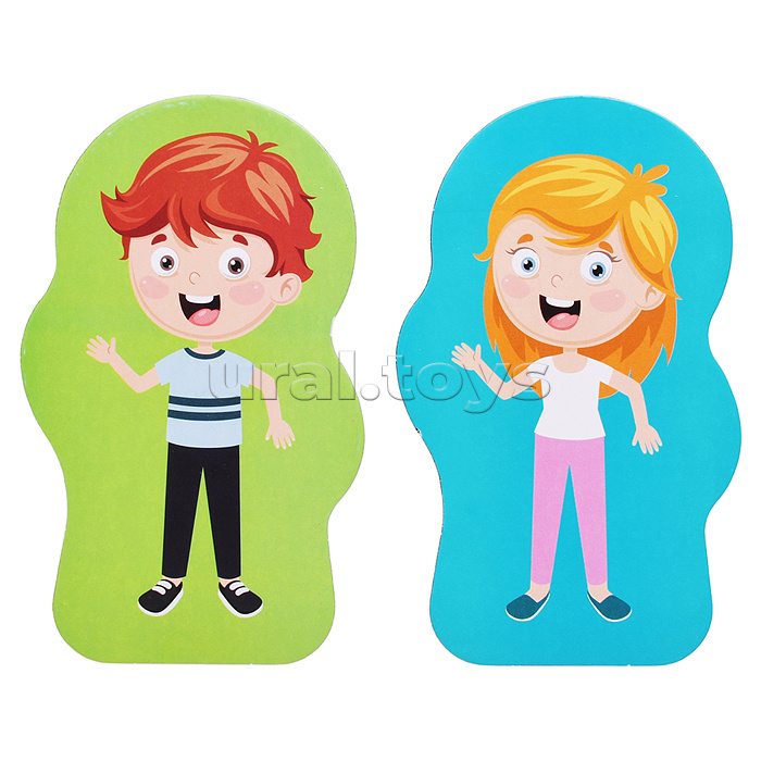 Игра магнитная "Одевашки. Профессии" Магнитные истории