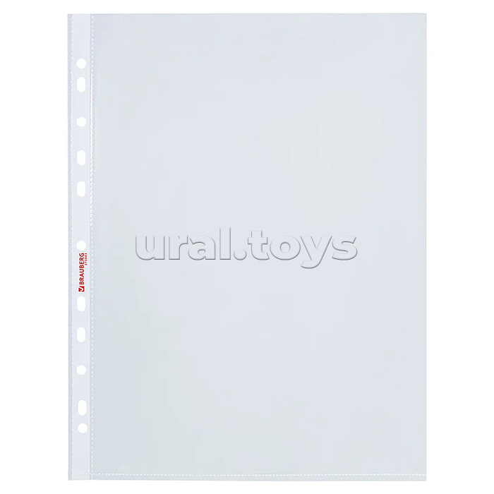 Папки-файлы перфорированные А4 "Premium" 100 шт., гладкие, 35 мкм