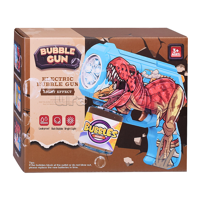 Бластер для мыльных пузырей "Атака пузырями" в коробке