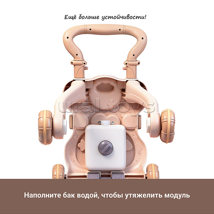Каталка "Гулёна" бежевые, в коробке