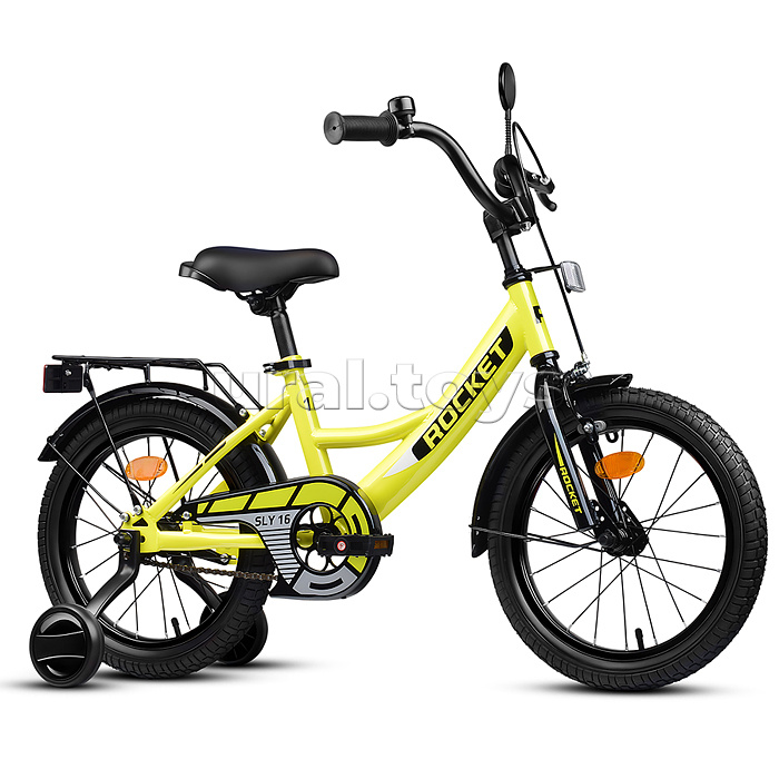 Велосипед 16" Rocket Sly, цвет лимонный
