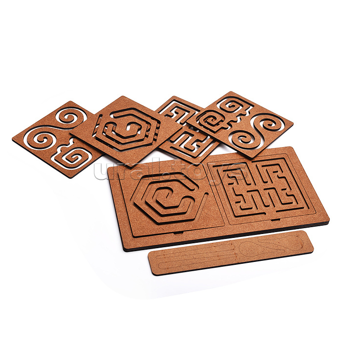 Игра развивающая "Межполушарные доски" со съёмными трафаретами (Нейропсихологический тренажер)