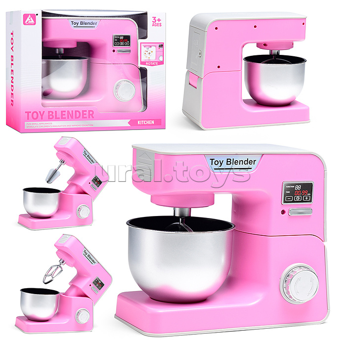 Бытовая техника "Блендер"в коробке( цвет розовый)