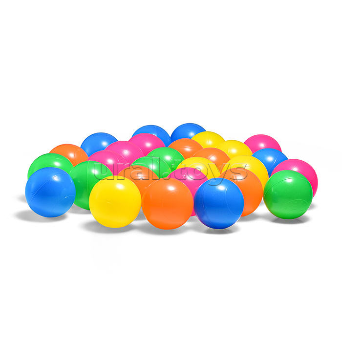 Детский развивающий коврик "Цирк" с бортиками и шариками, в коробке