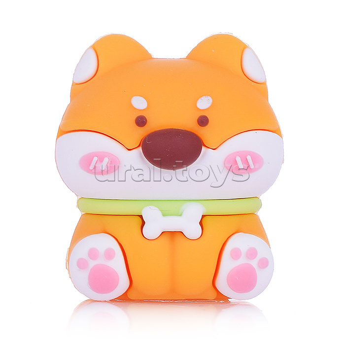 Точилка для карандашей "Doggy" 30x37x28 мм, 1 отверстие, пластиковая с покрытием Soft Touch, каждая в индивидуальной пластиковой коробочке с маркировкой, ассорти 3 дизайна