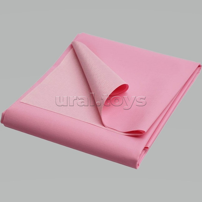 Клеенка для труда настольная "School" 40x69 см, с ПВХ покрытием, розовая, в пластиковом пакете