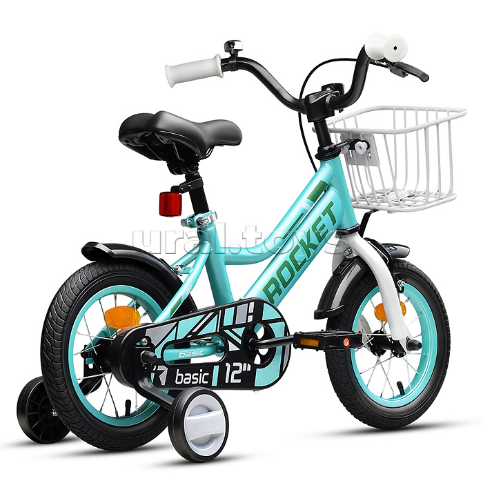 Велосипед 12" Rocket Basic, цвет бирюзовый