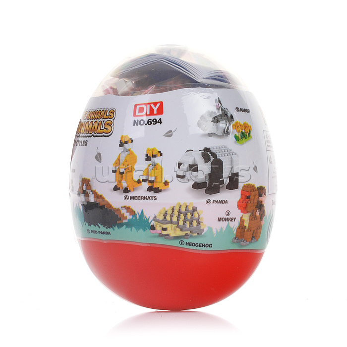 Конструктор "Фигурки: Дикие животные " в коробке