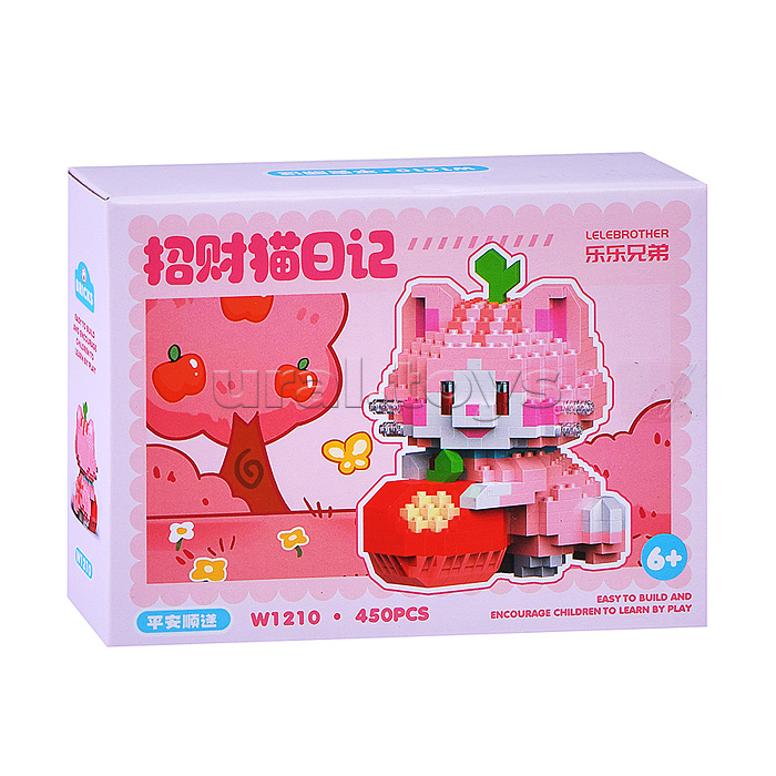 Конструктор "Кошка с яблоком" (450 дет.) в коробке