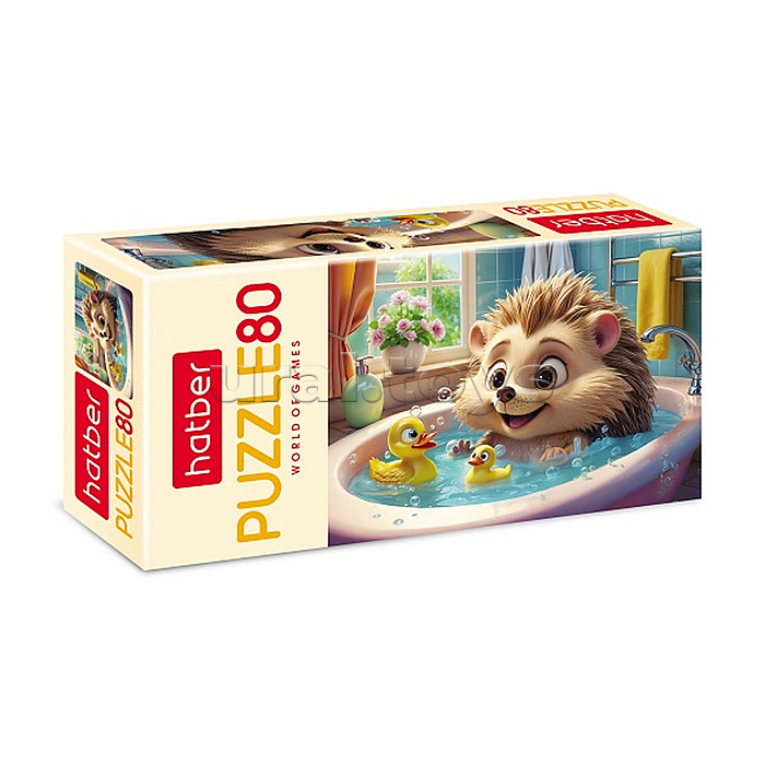 Пазлы 80 "Spa для ёжика" Пазлы 80 "Spa для ёжика"